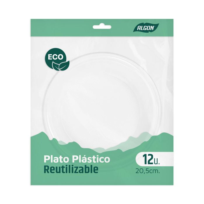 Set de 12 platos hondo rojo plástico económico 20.5 cm Algon (18 Cajas) 2 Set de 12 platos hondo rojo plástico económico 20.5 cm Algon (18 Cajas) 2