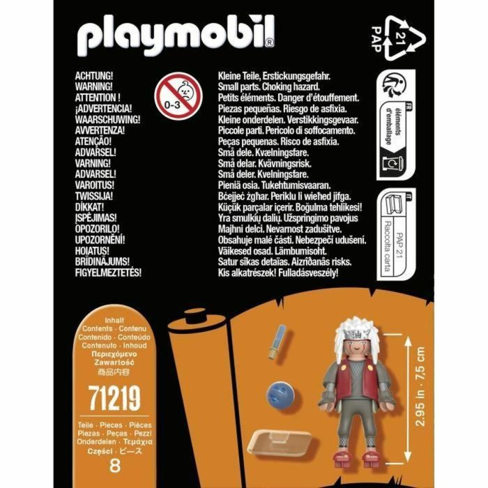 Playmobil Naruto Shippuden Jiraiya Figura de Colección con Accesorios 1 Playmobil Naruto Shippuden Jiraiya Figura de Colección con Accesorios 1