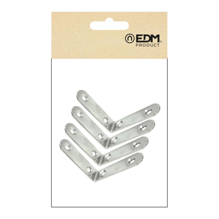 Edm Ángulo Refuerzo AN24 Acero Inoxidable 60 x 60 x 19 mm 4 Unidades 3 Edm Ángulo Refuerzo AN24 Acero Inoxidable 60 x 60 x 19 mm 4 Unidades 3