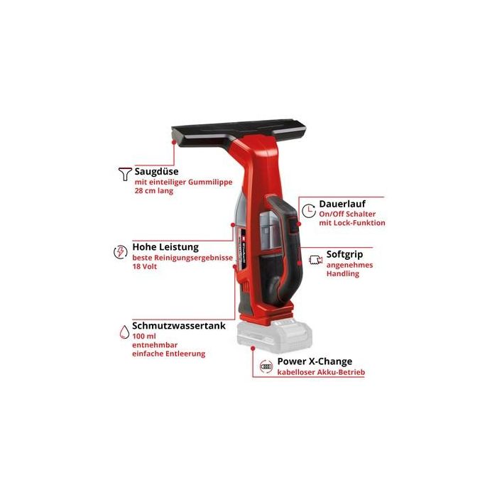 Einhell BRILLANTO Akku-Fensterreinger 2