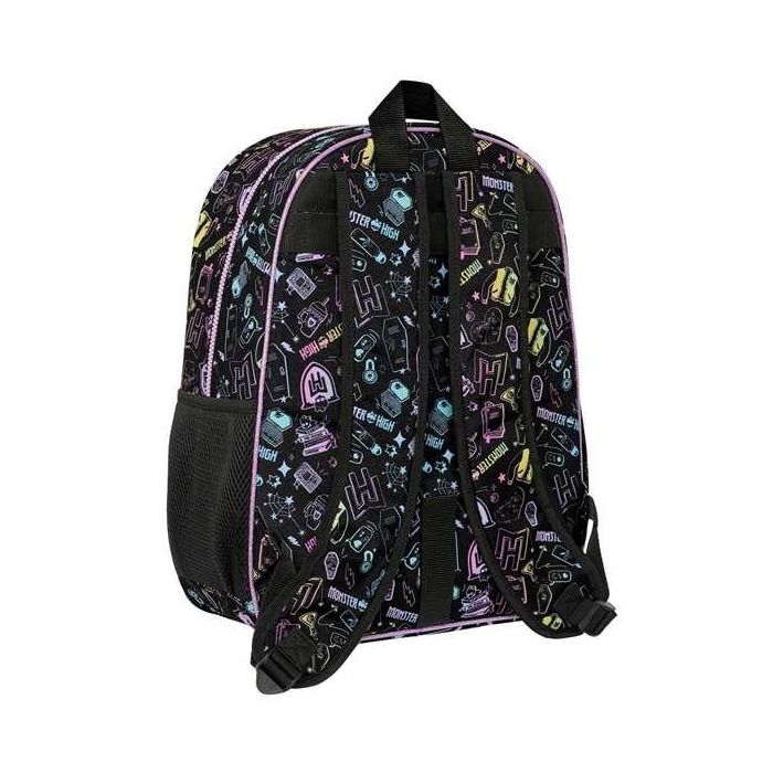 Mochila Escolar Monster High Negro 33 x 42 x 14 cm 1