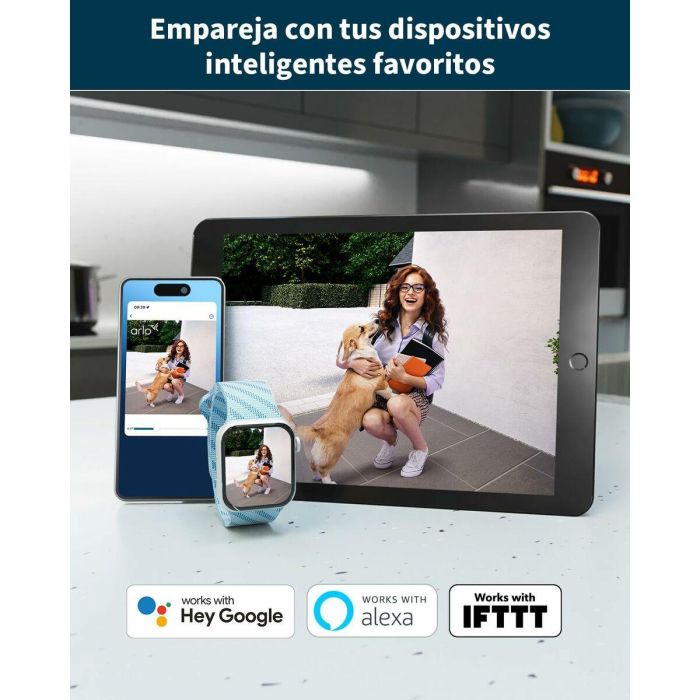 Arlo AAAOU33059 Pro 5 2K+ Cámara de Seguridad Conectada - 4 Cámaras - Visión Nocturna a Color - Wi-Fi Doble Banda 1 Arlo AAAOU33059 Pro 5 2K+ Cámara de Seguridad Conectada - 4 Cámaras - Visión Nocturna a Color - Wi-Fi Doble Banda 1