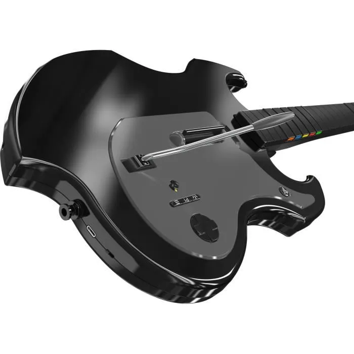PDP Guitarra Inalámbrica Riffmaster PDP1717630706377 para PlayStation 4, PlayStation 5 y PC - Negra 1