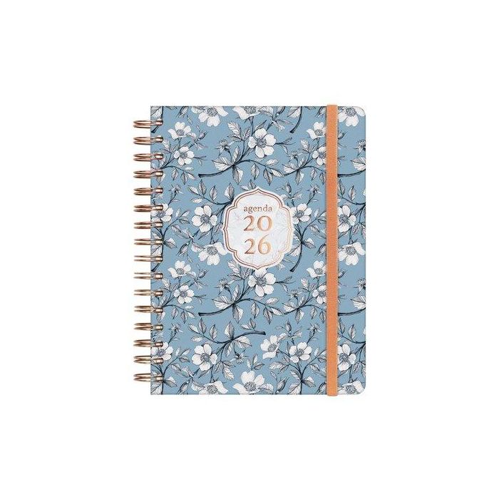 Agenda Anual (2026) Finocam Espiral You Wire-O Tapa Extra Con Goma E10 155X212 D/P Cotton