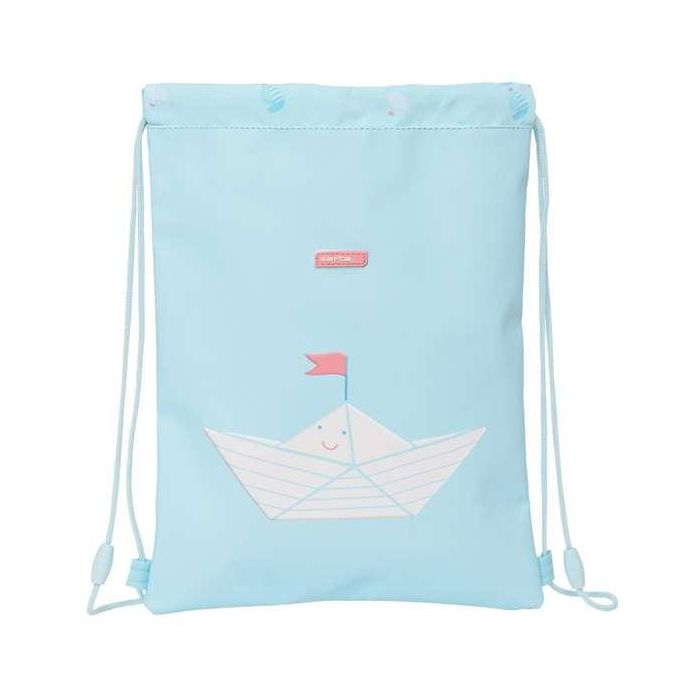Bolsa Mochila con Cuerdas Safta Ship Azul (26 x 34 x 1 cm) 0 Bolsa Mochila con Cuerdas Safta Ship Azul (26 x 34 x 1 cm) 0