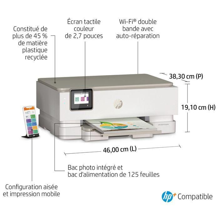 HP 242P6B V2 Impresora Multifunción Envy Inspire 7220e WiFi Doble Banda, Dúplex Automático, Imprime Escanea Copia, Color Blanca 15