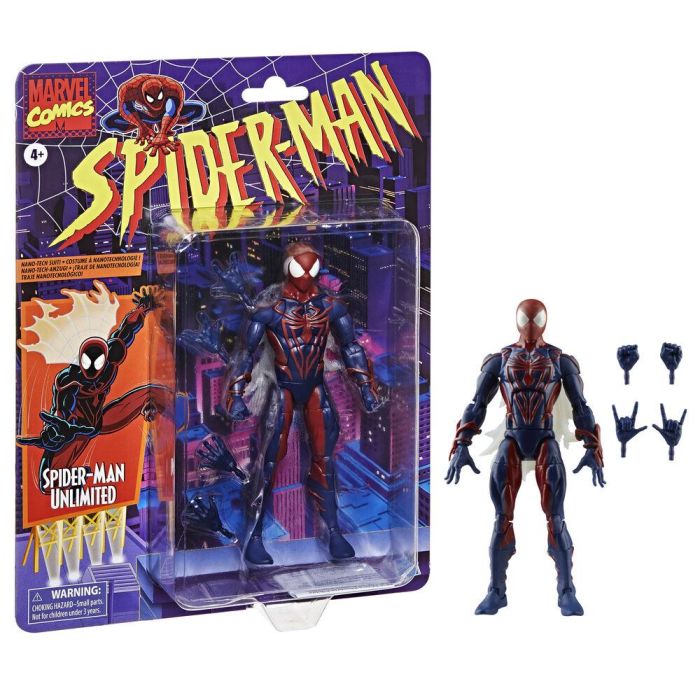 Hasbro G0785 Figura Spider-Man Unlimited Marvel Legends Serie Coleccionable - Articulada 15 cm - Marvel Comics Diseño Clásico 0 Hasbro G0785 Figura Spider-Man Unlimited Marvel Legends Serie Coleccionable - Articulada 15 cm - Marvel Comics Diseño Clásico 0