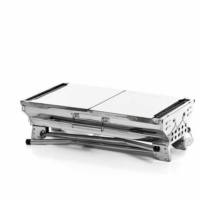 Pack Barbacoa Plegable de Acero Inoxidable para Carbón y Encendedor Eléctrico Recargable y Flexible InnovaGoods 2