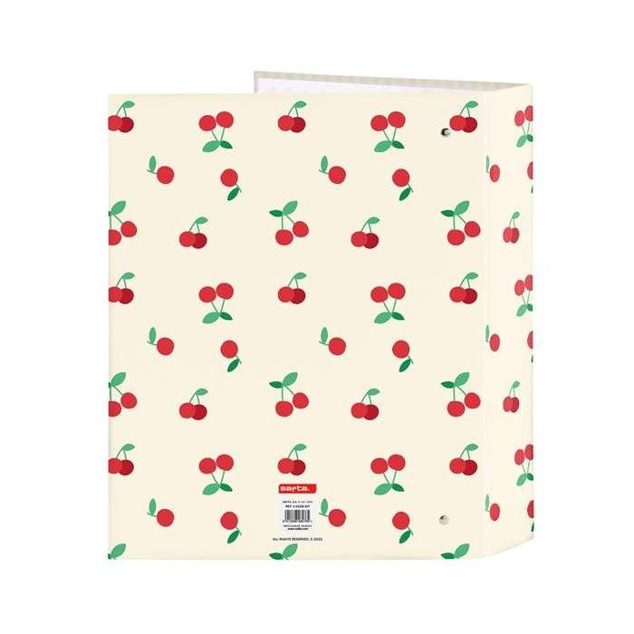 Carpeta de anillas Safta Cherry Beige A4 27 x 33 x 6 cm 2 Carpeta de anillas Safta Cherry Beige A4 27 x 33 x 6 cm 2