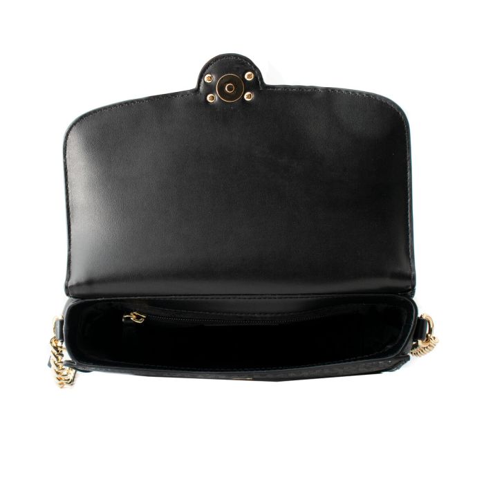 Bolso Bandolera Michael Kors Leida Negro 23 x 16 x 7 cm 1