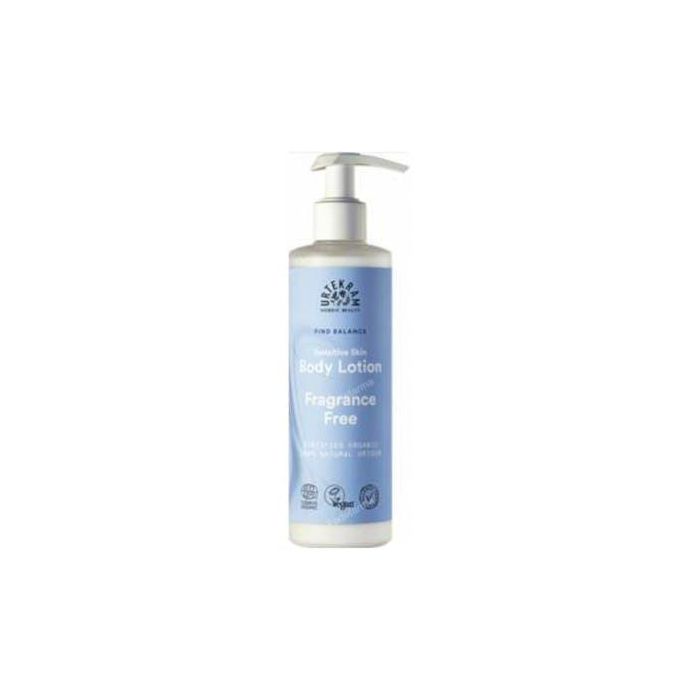 URTEKRAM Loción Corporal Fragance Free 245ml Eco Vegan ALLERGY CERTIFIED ECOCERT ORGANIC Hidratante Nutritiva Biodegradable