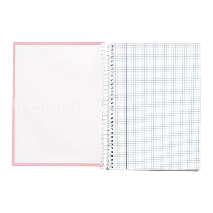 Liderpapel Cuaderno Espiral A5 Micro Crafty Tapa Forrada 120 Hojas 90gr Cuadro 5mm Color Rosa 7 Liderpapel Cuaderno Espiral A5 Micro Crafty Tapa Forrada 120 Hojas 90gr Cuadro 5mm Color Rosa 7