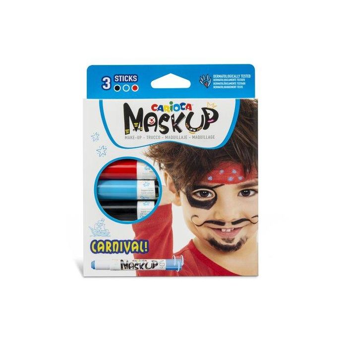 Maquillaje Carioca Barra Carnaval De 5.9 G Caja De 3