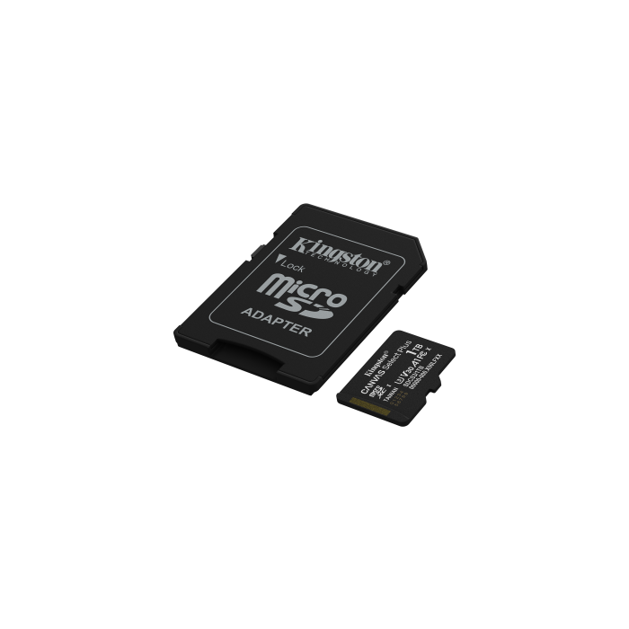Kingston SDCS3/1TB 1TB microSDXC Canvas Select Plus A1 150MB/s U3 V30 con Adaptador SD y Resistente 1 Kingston SDCS3/1TB 1TB microSDXC Canvas Select Plus A1 150MB/s U3 V30 con Adaptador SD y Resistente 1