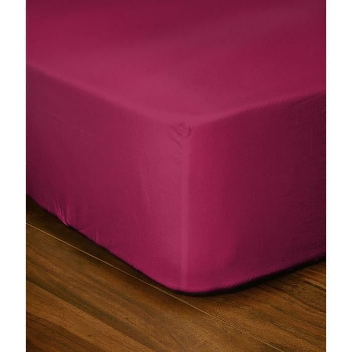 Sábana bajera ajustable - LOVELY HOME - LH71612 - 140x190+30 cm - Fucsia 2 Sábana bajera ajustable - LOVELY HOME - LH71612 - 140x190+30 cm - Fucsia 2