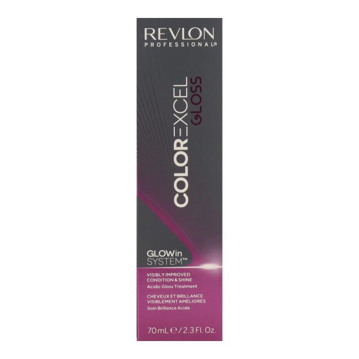 Revlon 8.21 Color Excel Gloss Rubio Claro Irisado Ceniza Lavanda 70ml - Tinte Profesional sin Amoníaco pH Ácido
