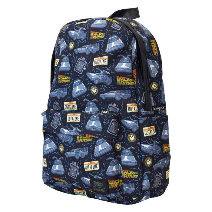 Mochila nylon 40th Anniversary Regreso al Futuro Loungefly 44cm 5 Mochila nylon 40th Anniversary Regreso al Futuro Loungefly 44cm 5