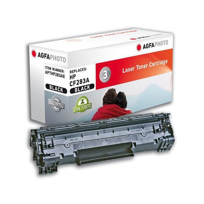 AgfaPhoto APTHP283AE Cartucho Tóner Láser Negro Compatible OEM, Garantía 3 Años