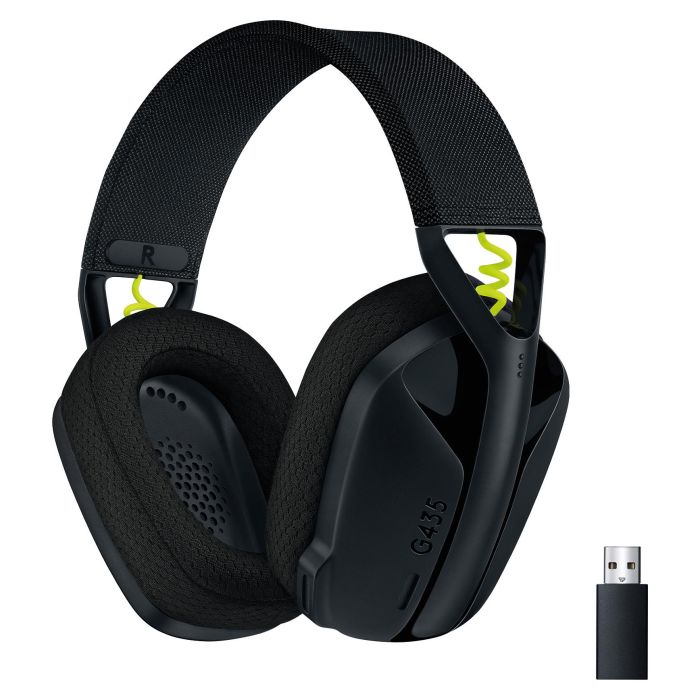 Logitech G435 Auriculares Gaming Inalámbricos Bluetooth Negros y Amarillos 1