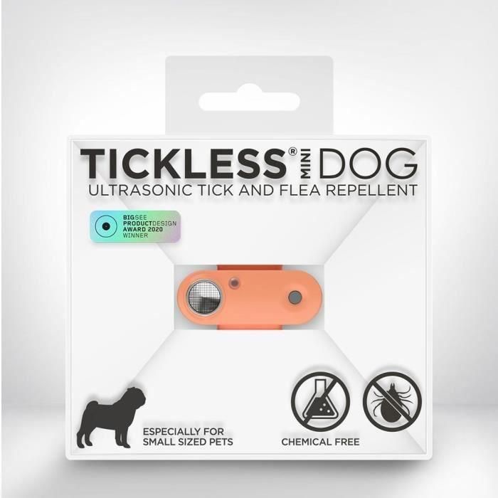 Repelente ultrasónico para perros - TICKLESS MINI DOG&CAT - Protección contra pulgas y garrapatas - Hot Peach 3 Repelente ultrasónico para perros - TICKLESS MINI DOG&CAT - Protección contra pulgas y garrapatas - Hot Peach 3