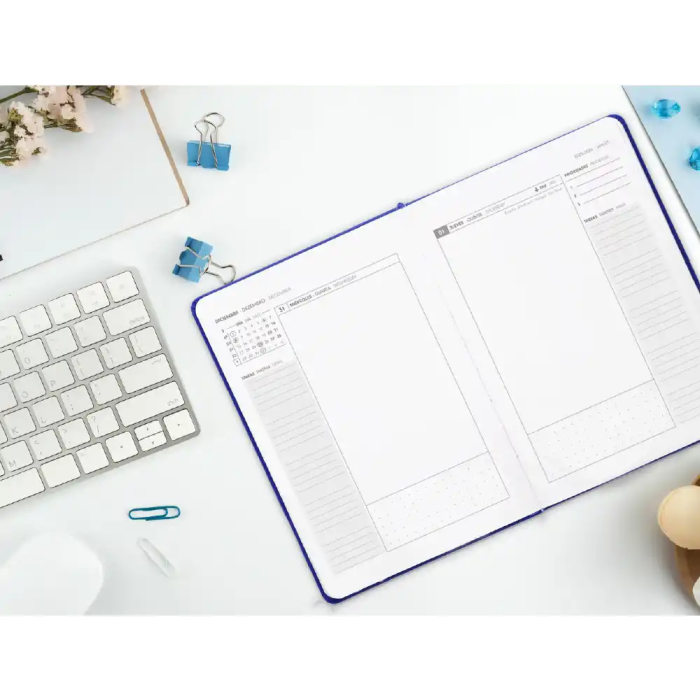 Antartik My Year 2026 Agenda Día Página A5+ Encuadernada Gris Papel 80g FSC 4