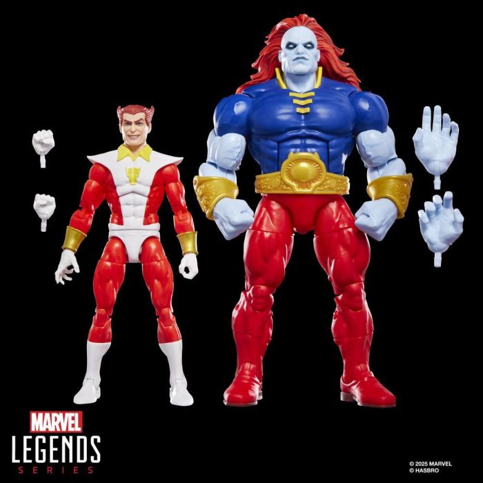 Hasbro Marvel Legends Series Pack 2 Figuras: Starfox y Champion of The Universe - Figuras Coleccionables de Acción con 4 Accesorios