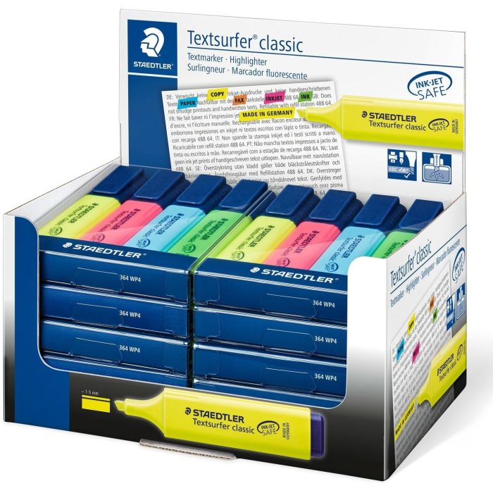 STAEDTLER Textmarker Textsurfer clas 4St Etui 6 STAEDTLER Textmarker Textsurfer clas 4St Etui 6