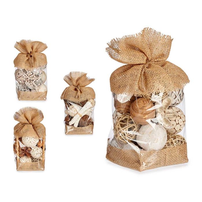 Bolsa Saco Bolas Mimbre Surtidos Giftdecor 13x29x13 cm - Marrón/Blanco (12 Unidades) Bolsa Saco Bolas Mimbre Surtidos Giftdecor 13x29x13 cm - Marrón/Blanco (12 Unidades)