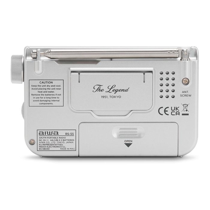 Radio Portátil Aiwa RS55SL Gris 1 Radio Portátil Aiwa RS55SL Gris 1