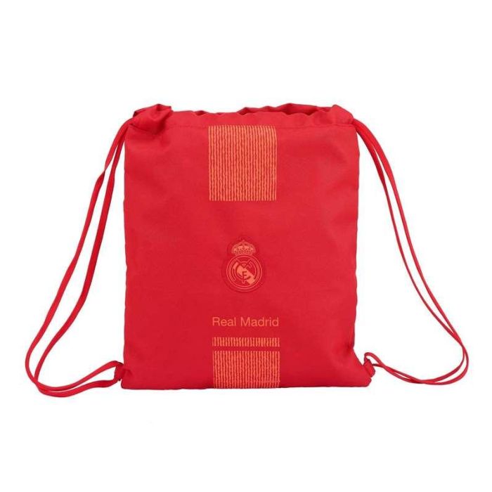 Bolsa Mochila con Cuerdas Real Madrid C.F. Rojo 5 Bolsa Mochila con Cuerdas Real Madrid C.F. Rojo 5