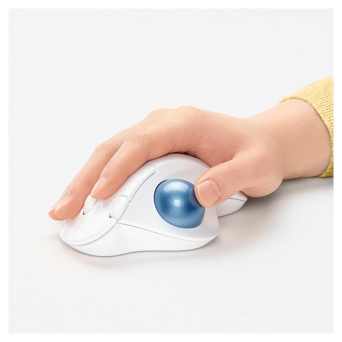 Logitech Ratón Trackball Ergo M575 Bluetooth Inalámbrico Blanco 1
