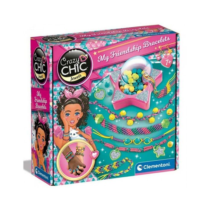 Clementoni Juego de Pulseras de Amistad con Dispositivo Especial para Trenzar, Edad +7 Años, 18x18x6 cm 3 Clementoni Juego de Pulseras de Amistad con Dispositivo Especial para Trenzar, Edad +7 Años, 18x18x6 cm 3