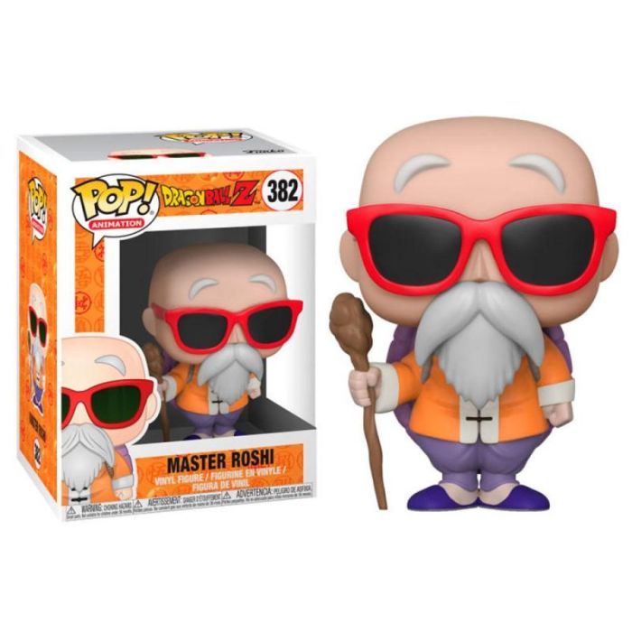 Funko Pop Dragon Ball Z Master Roshi - Figura de Vinilo de 9 cm con Caja Original