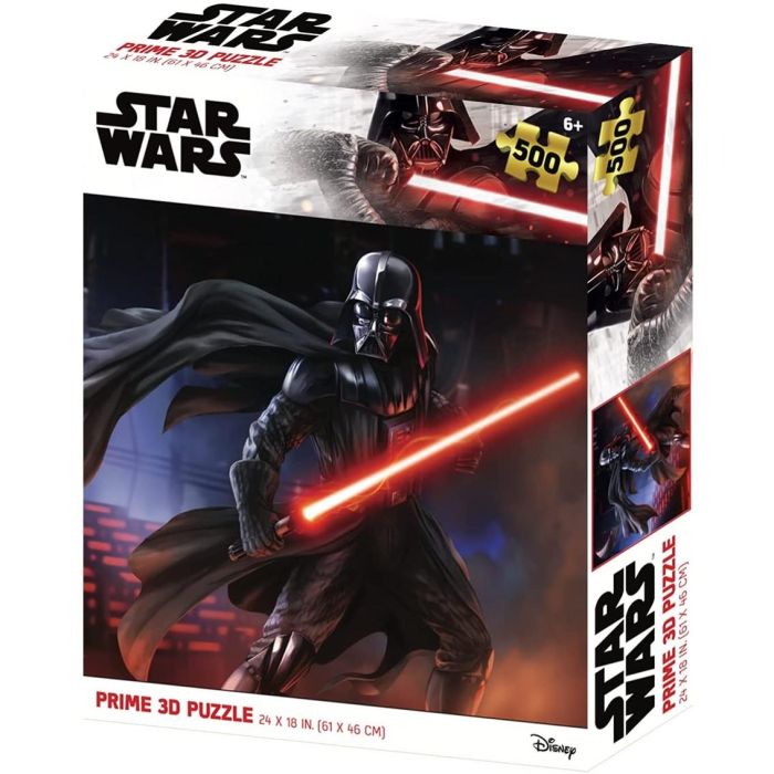 Prime 3D Puzle Lenticular 3D 500 Piezas Darth Vader Star Wars 1 Prime 3D Puzle Lenticular 3D 500 Piezas Darth Vader Star Wars 1