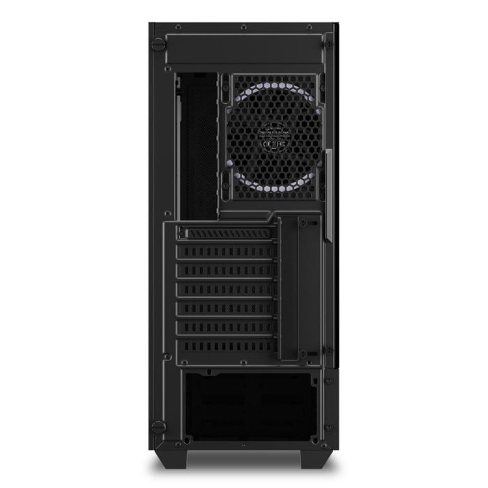 Sharkoon RGB HEX Caja de PC Gaming con Panel de Cristal Templado y RGB Direccionable en Negro 7