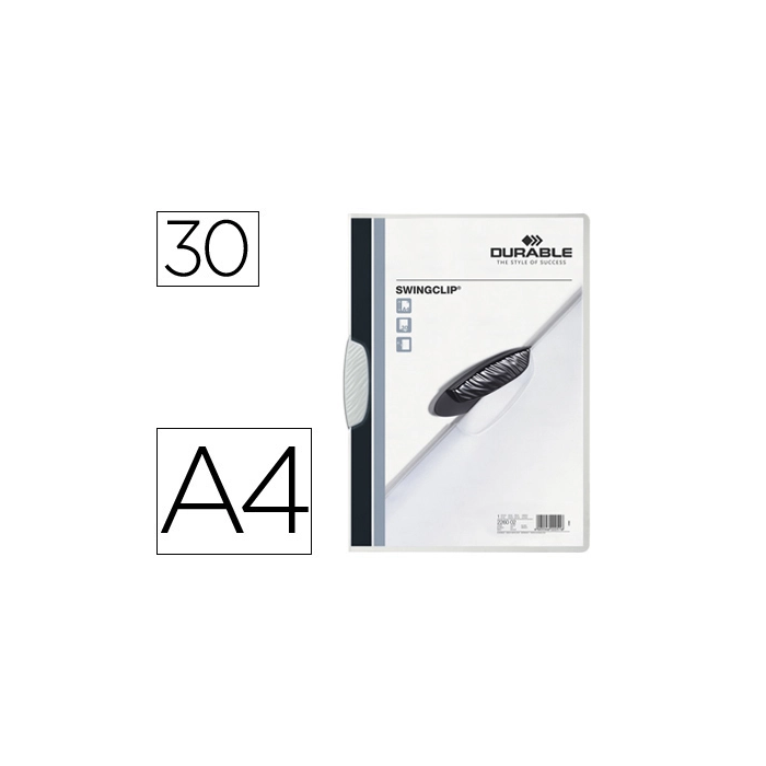 Dosier Clip Swingclip Pp A4 2260 Pinza Plastico Pivot.Opaco 30H Blanco (Set de 25) 0 Dosier Clip Swingclip Pp A4 2260 Pinza Plastico Pivot.Opaco 30H Blanco (Set de 25) 0
