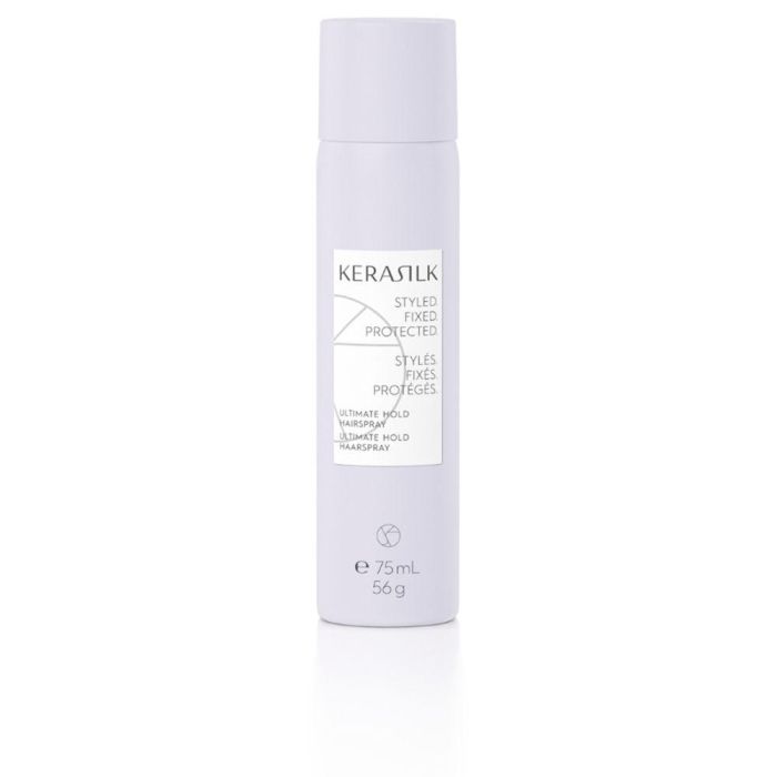 Kerasilk STYLING ultimate hold hairspray 75 ml - Laca de fijación máxima y brillo satinado para peinados duraderos