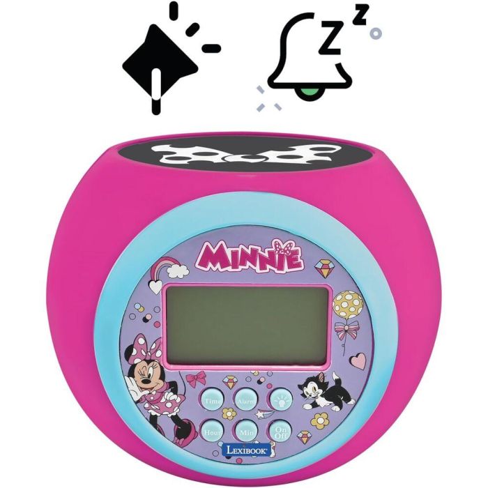 Reloj Despertador Proyector Minnie Disney 4