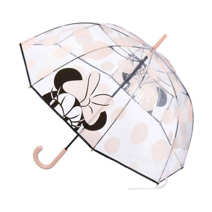 Paraguas adulto manual burbuja minnie 89 cm diámetro 2 Paraguas adulto manual burbuja minnie 89 cm diámetro 2