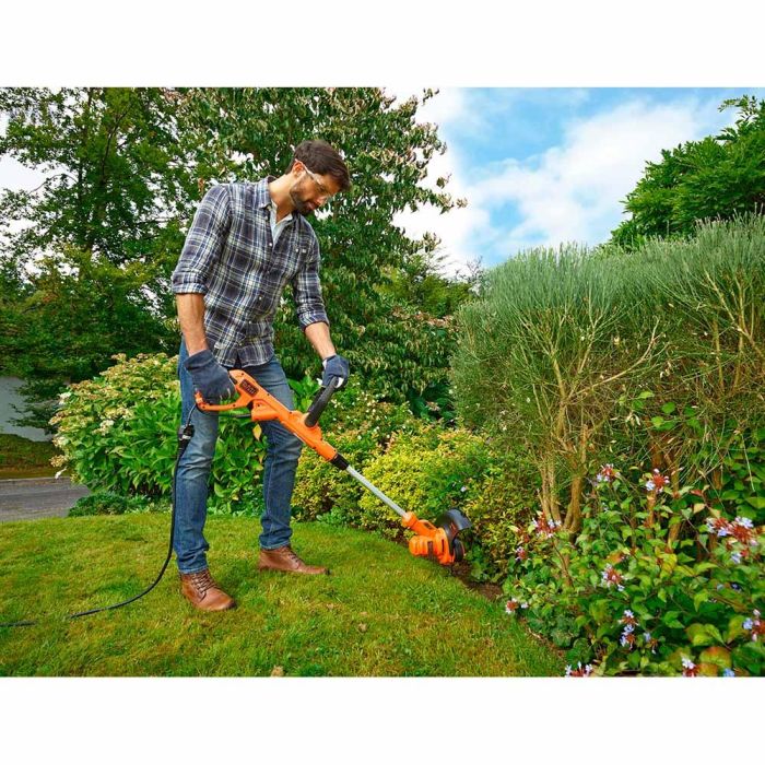 Black+Decker Cortabordes 450 W 25 cm Mástil Telescópico Empuñadura Auxiliar 3 Black+Decker Cortabordes 450 W 25 cm Mástil Telescópico Empuñadura Auxiliar 3