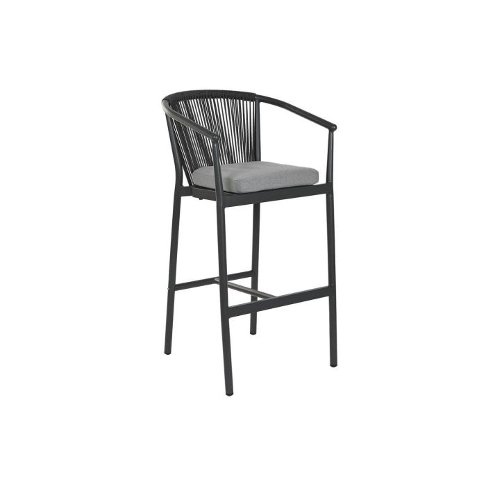 Taburete Home ESPRIT Aluminio ratán sintético 57 x 61 x 108 cm Taburete Home ESPRIT Aluminio ratán sintético 57 x 61 x 108 cm
