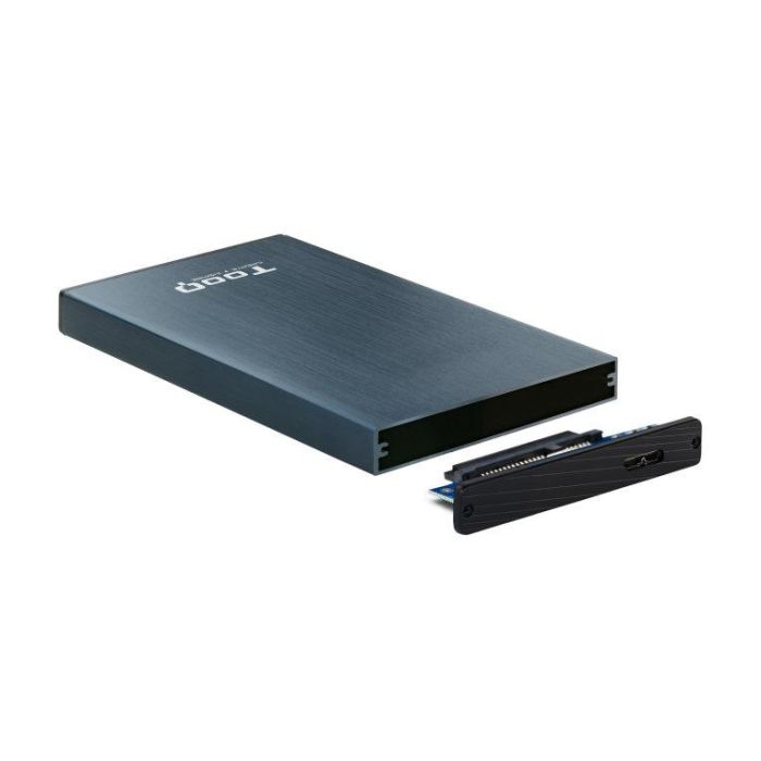 TooQ TQE-2527PB Caja Externa Disco Duro Portátil 2.5" (9.5mm) USB 3.1 Gen 1 hasta 4TB SATA III Aluminio Azul Pacífico 2 TooQ TQE-2527PB Caja Externa Disco Duro Portátil 2.5" (9.5mm) USB 3.1 Gen 1 hasta 4TB SATA III Aluminio Azul Pacífico 2