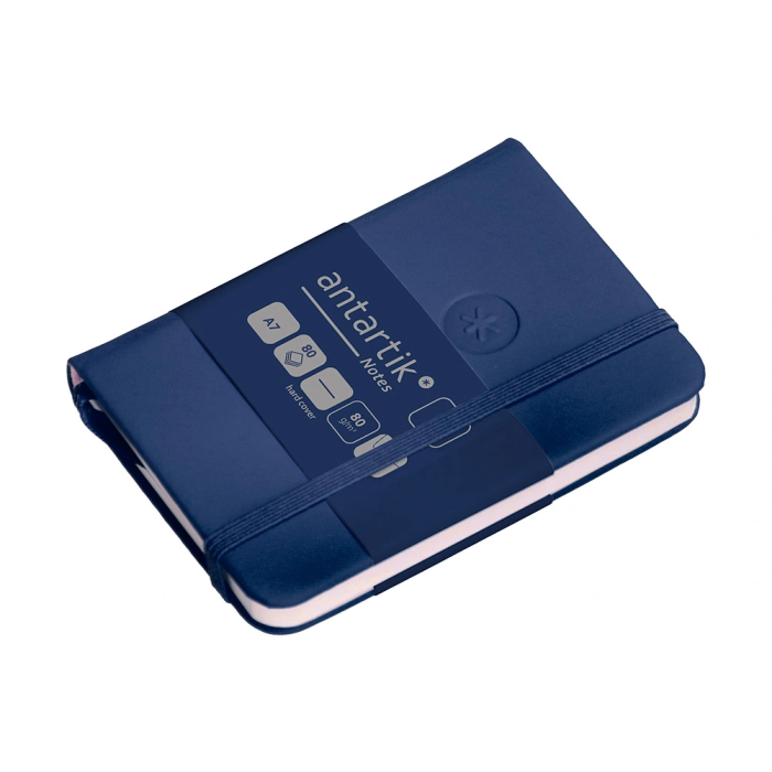 Antartik Cuaderno A7 Tapa Dura Hojas Lisas Azul Marino 80 Hojas 80 gr FSC 5