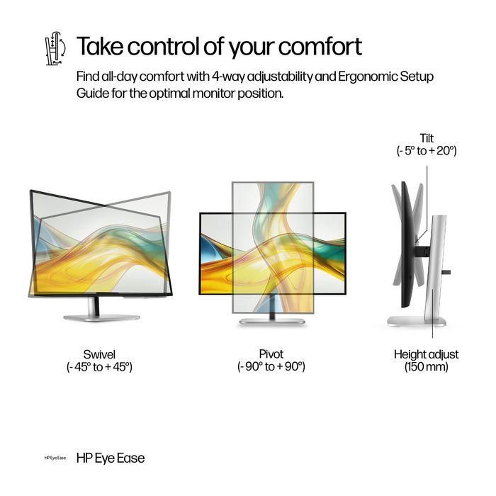 HP 527pq Monitor IPS WQHD 2560x1440@100Hz DP/HDMI/USB 350cd 5ms 11