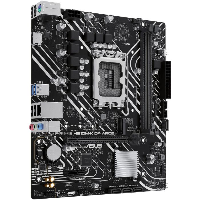 ASUS 90MB1HN0-M0EAY0 PRIME H610M-K D4 ARGB Placa Base Intel H610 LGA 1700 micro ATX DDR4 para PC 2 ASUS 90MB1HN0-M0EAY0 PRIME H610M-K D4 ARGB Placa Base Intel H610 LGA 1700 micro ATX DDR4 para PC 2