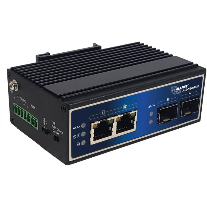 4+2P ALLNET ALL-SGI8004P POE industrial 1 4+2P ALLNET ALL-SGI8004P POE industrial 1