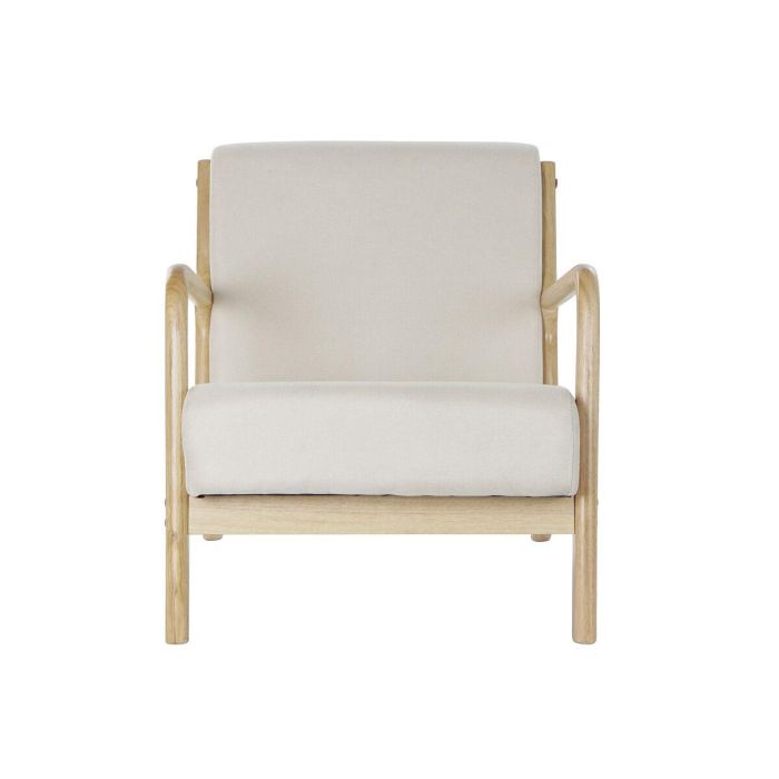 Sillon Scandi DKD Home Decor Beige 77 x 73 x 65 cm 2 Sillon Scandi DKD Home Decor Beige 77 x 73 x 65 cm 2