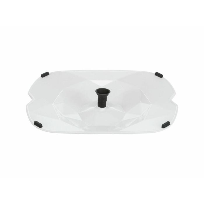 Fuente para Mascotas Trixie Polygon Blanco Gris Silicona Melamina 2,5 L 28 x 11 x 22 cm 28