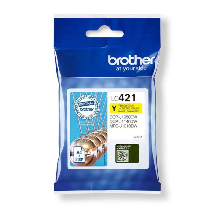 Brother Cartucho de Tinta Amarilla para Dcp-J1050Dw, Mfc-J1010Dw - Rendimiento 200 Páginas 2