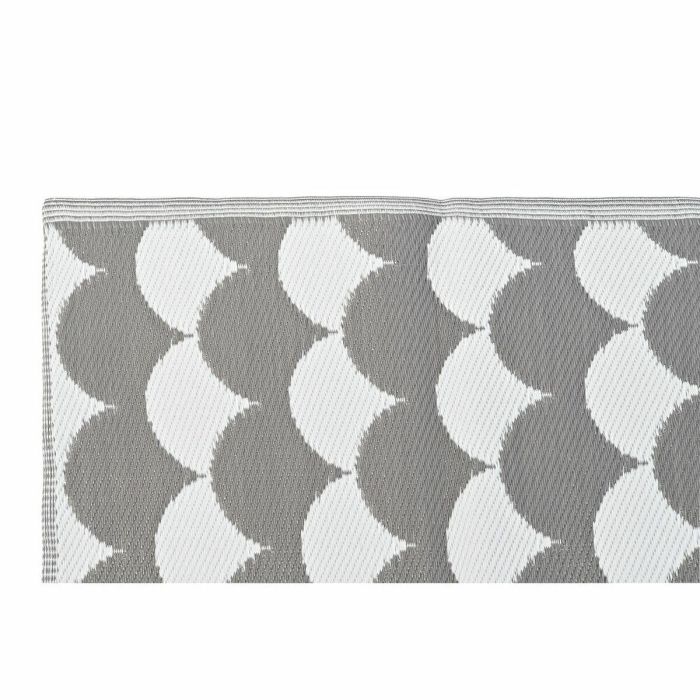 Alfombra DKD Home Decor Gris Blanco 210 x 1 x 150 cm (2 Unidades) 4 Alfombra DKD Home Decor Gris Blanco 210 x 1 x 150 cm (2 Unidades) 4